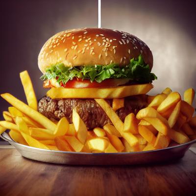 Hamburguesa Chef dip frances Kombo