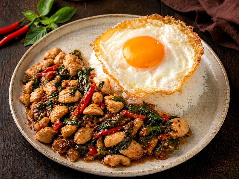Spicy Basil Fried Rice