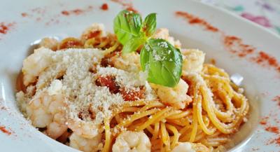 Shrimp Tortelloni al Limone
