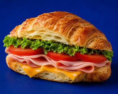 Croissant de Jamón y Queso