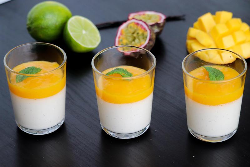 panna cotta de maracuya