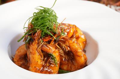 Panang Prawns