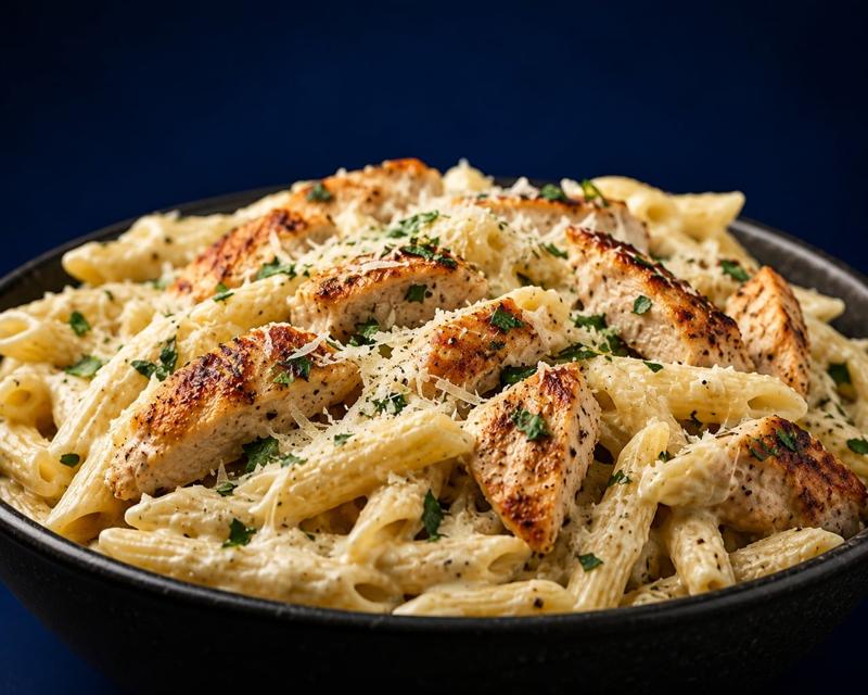 PASTA PENNE EN SALSA BLANCA