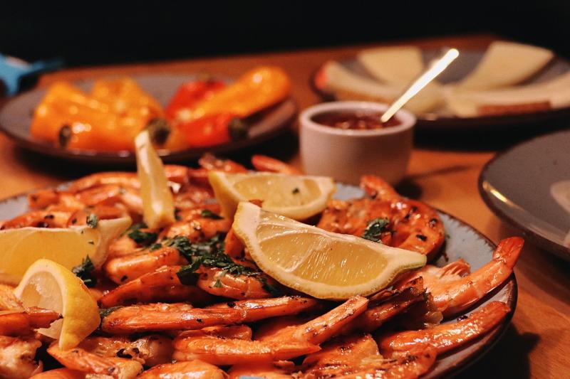 Camarones al limón